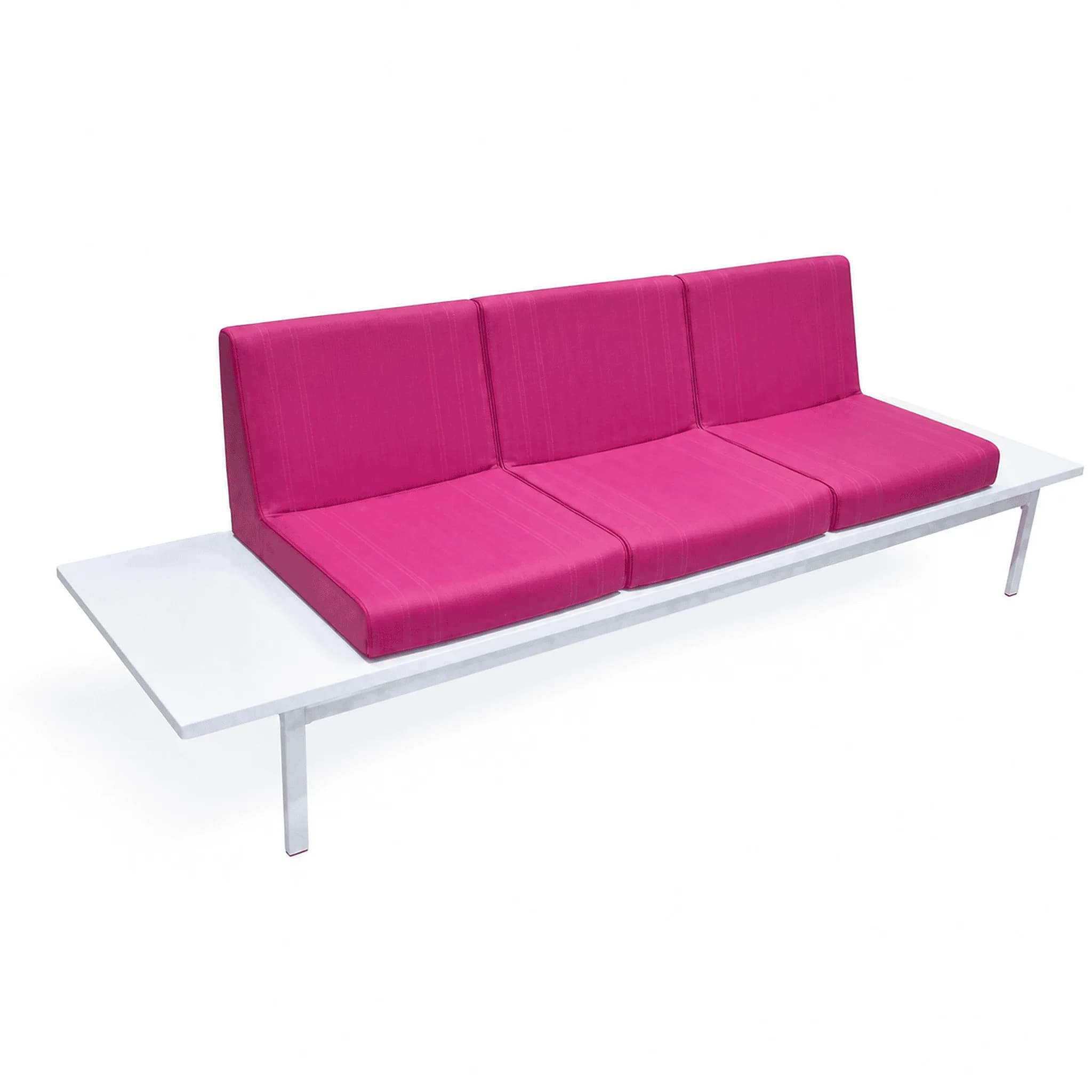 Optium Chaise de salle d’attente - modèle rose